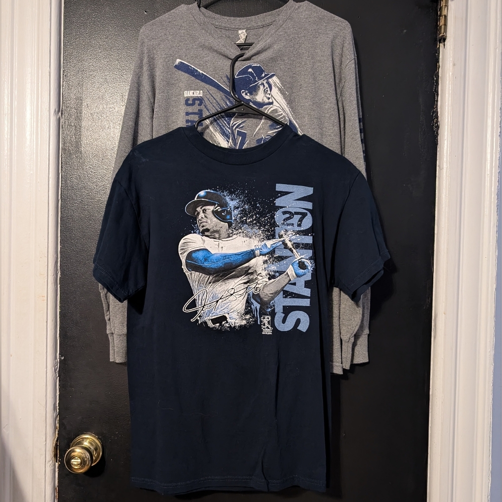 New York Yankees Tee Shirt+ Long Sleeve Shirt Stanton Men's